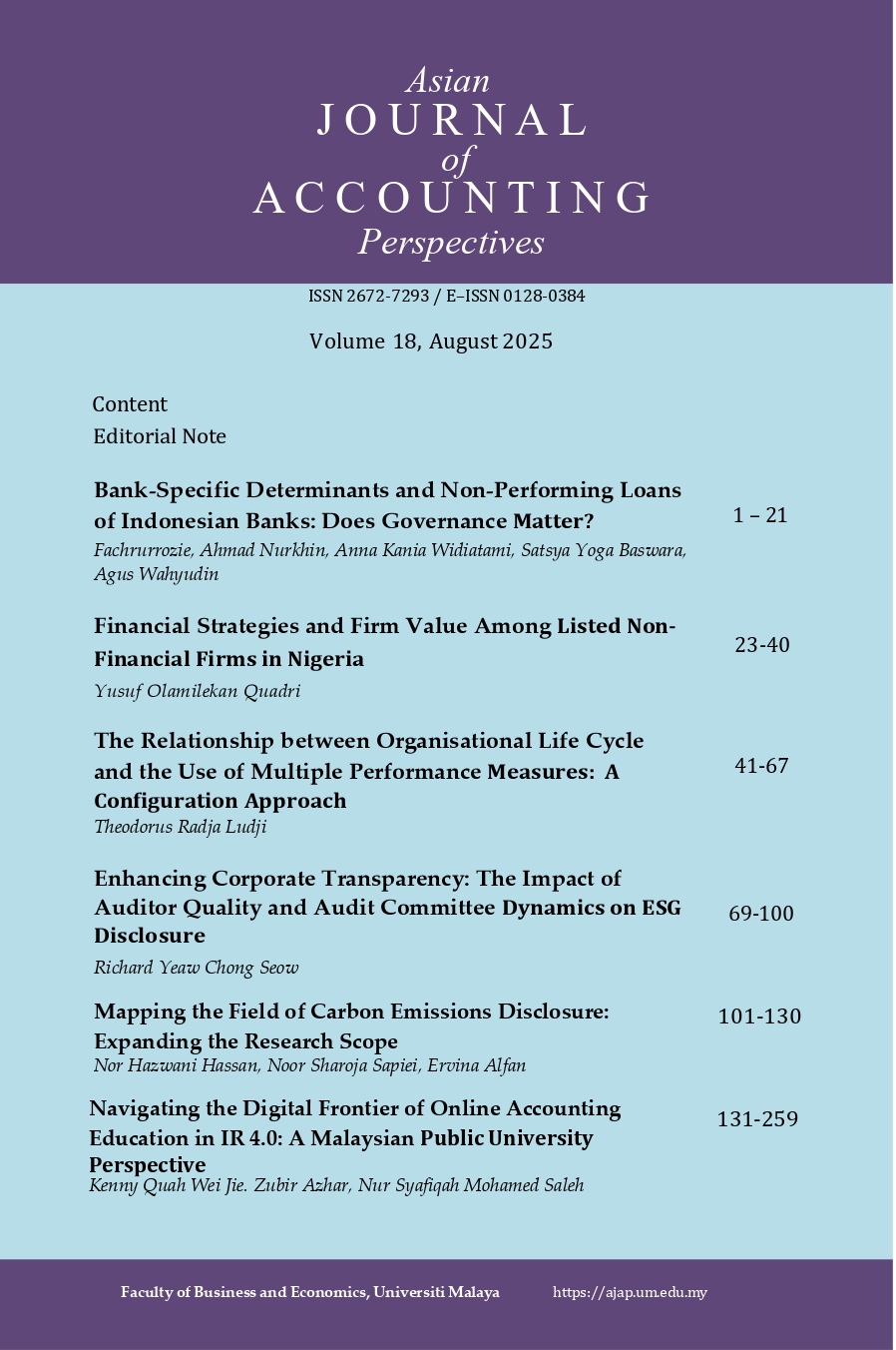 					View Vol. 18 No. 1 (2025)
				